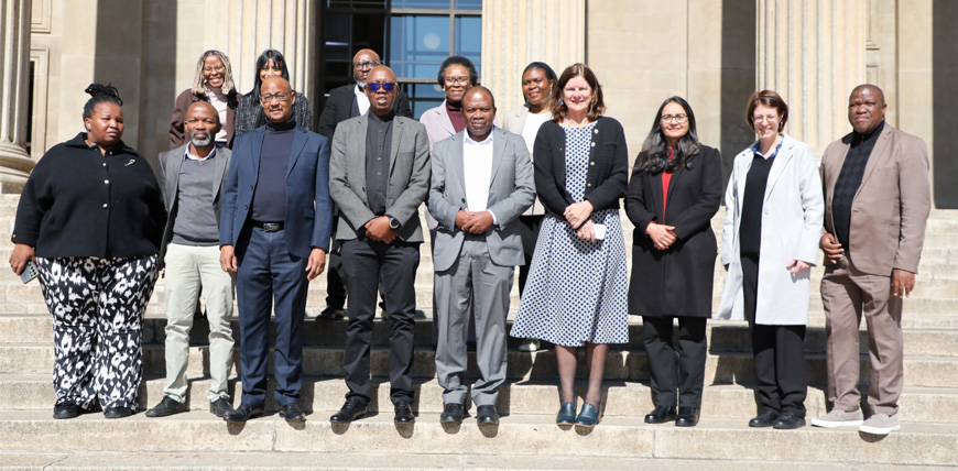 Visit by Dr Titus Mathe